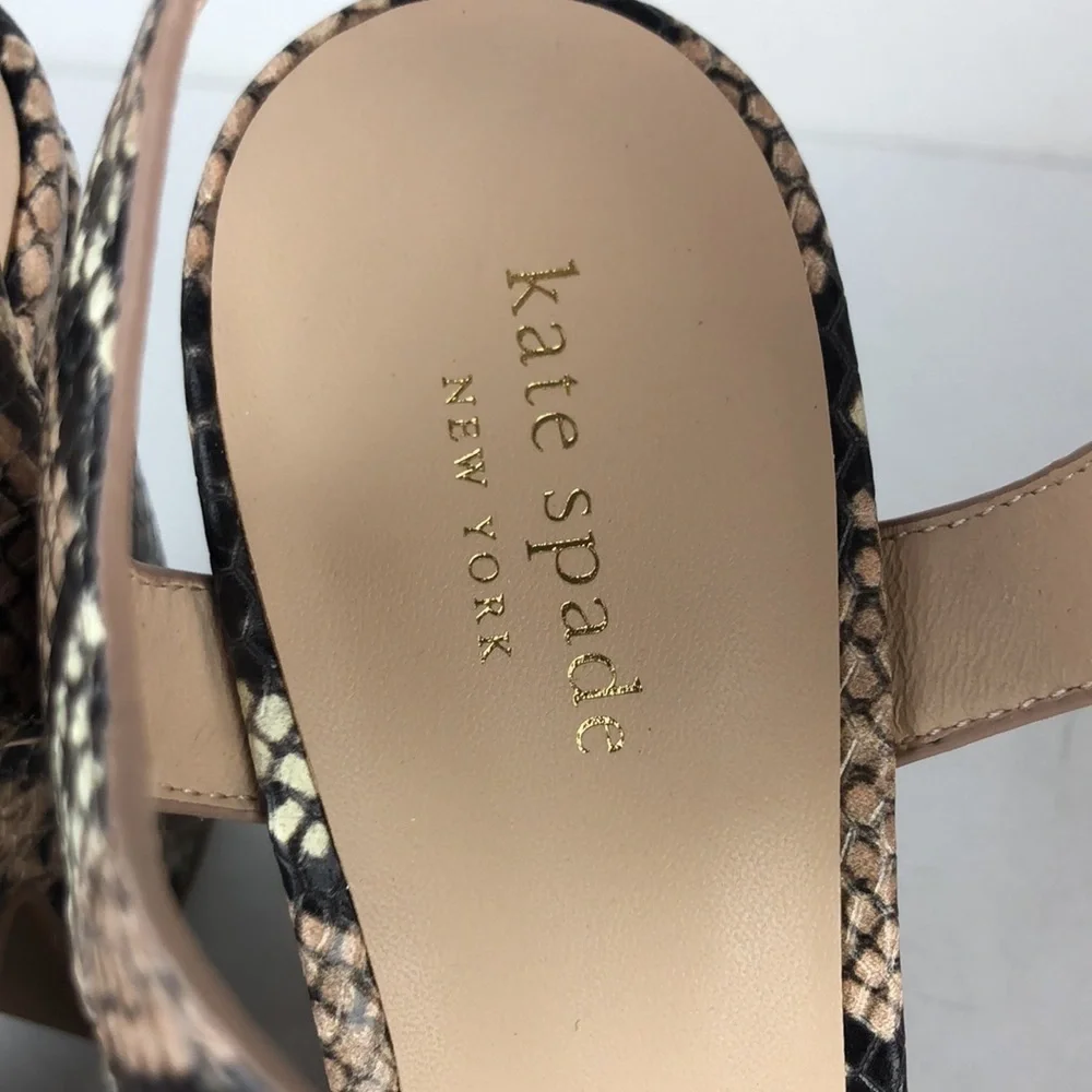 NEW Kate Spade Chic Grace Platform Stiletto Heels Sandals 8